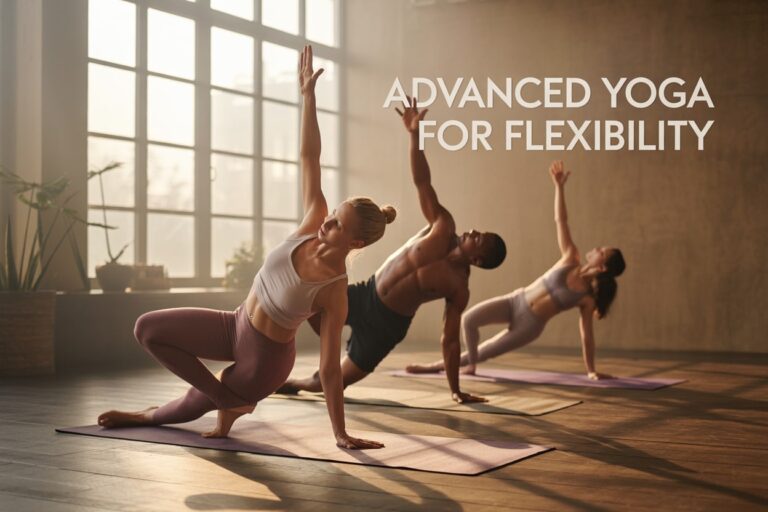 Advanced yoga routines designed to increase flexibility, build strength, and enhance mobility.