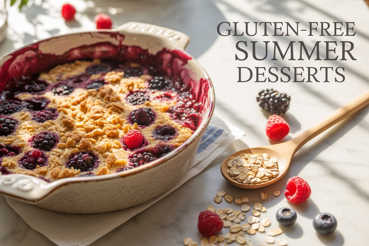 Top 10 Gluten Free Summer Dessert Recipes Featuring Gluten Free Berry Crisp