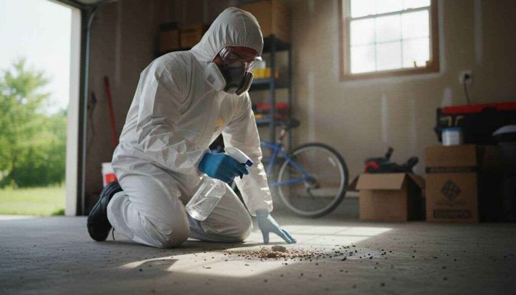 What are hantavirus symptoms, and how to recognize them early and stay alert 5 safe-rodent-cleanup-garage-gloves-mask